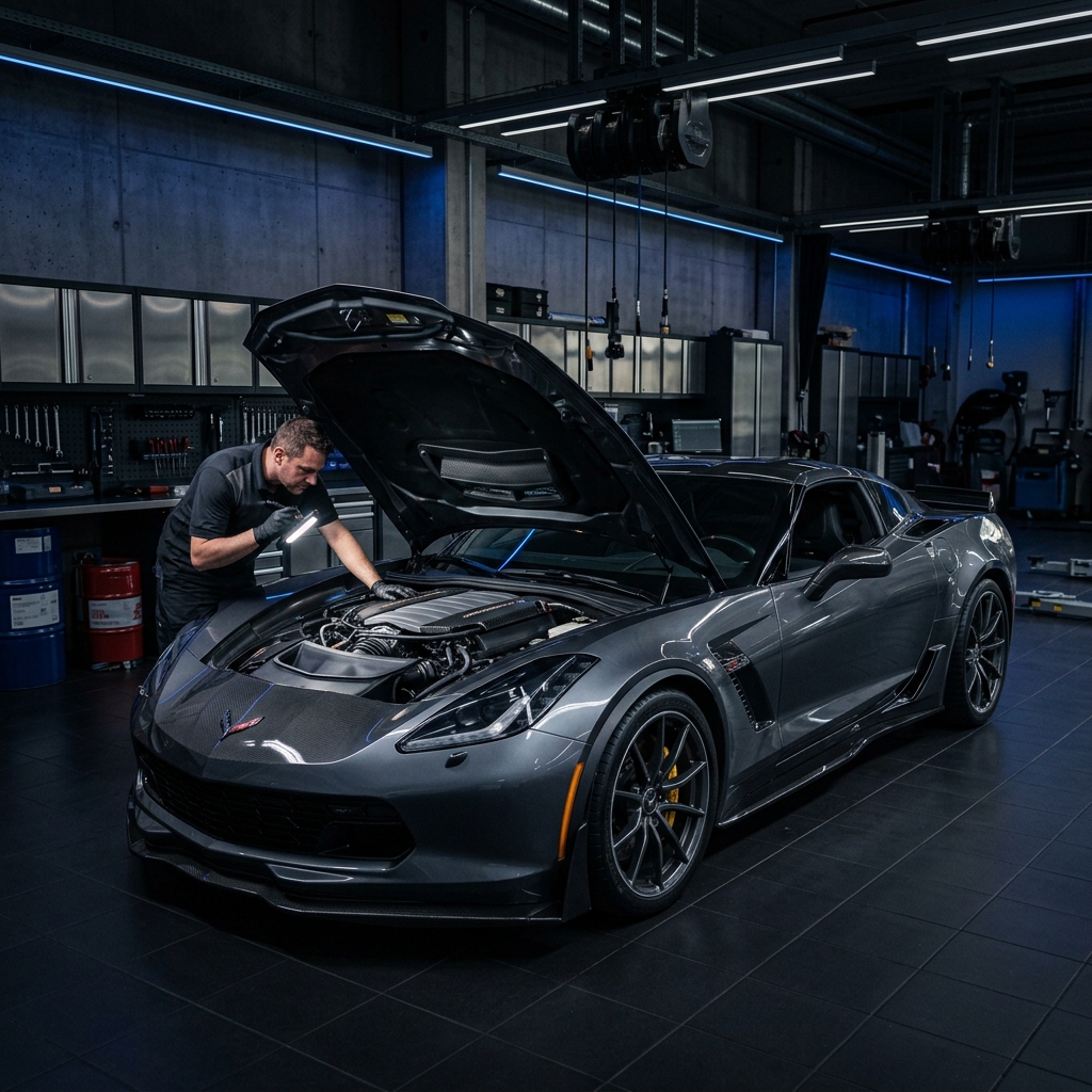Performance vehicle service at IRONEX Garage London